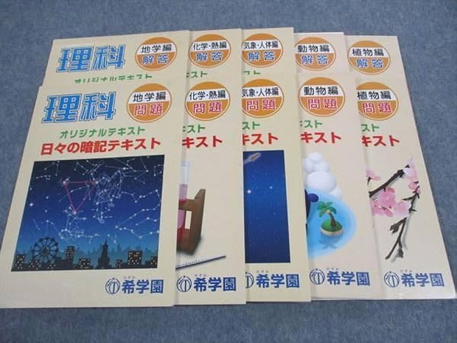 【希学園】理科・オリジナルテキスト日々の暗記テスト 希学園小6ベーシック理科 希学園 小6 ベーシック理科 C・P